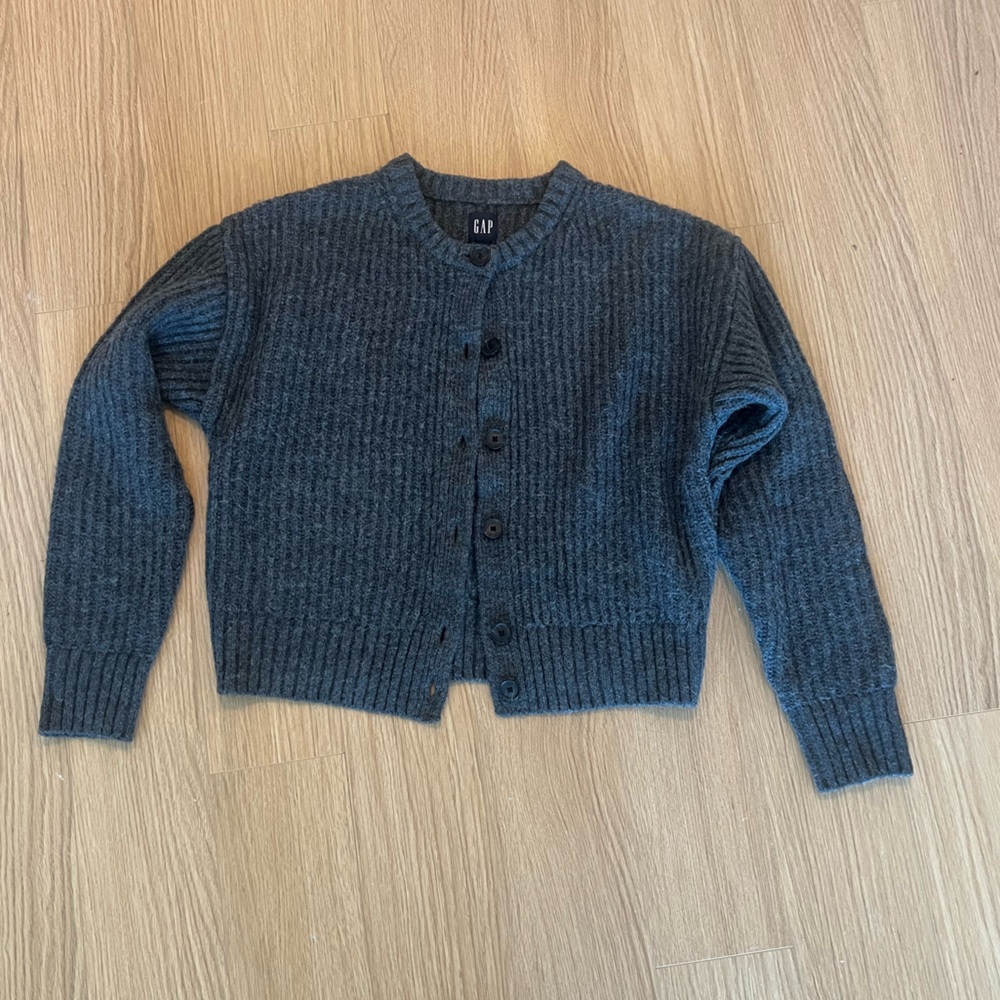 GAP Charcoal Cardigan